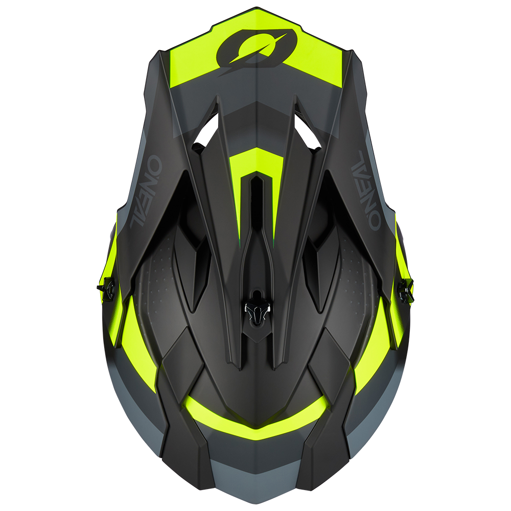 Мотокрос каска O'NEAL 2SERIES SPYDE V.23 BLACK/GRAY/NEON YELLOW