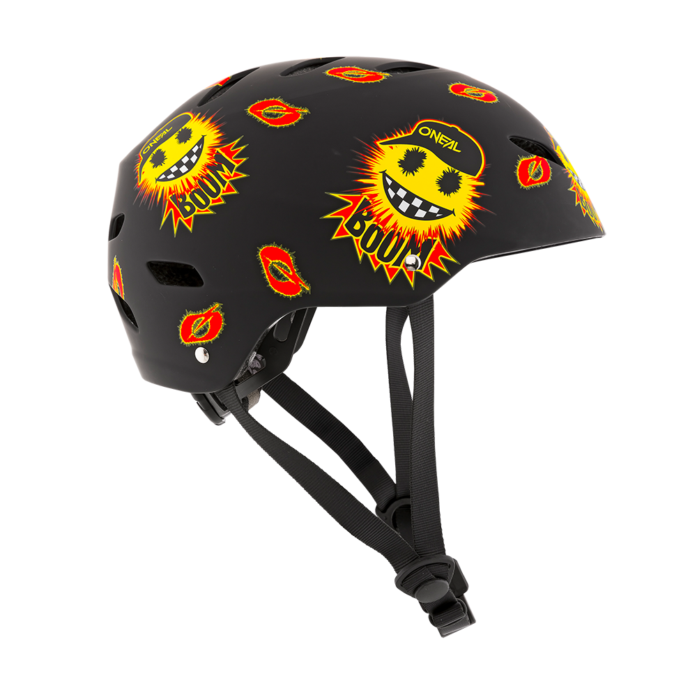 Детска вело каска O'NEAL DIRT LID EMOJI BLACK/YELLOW