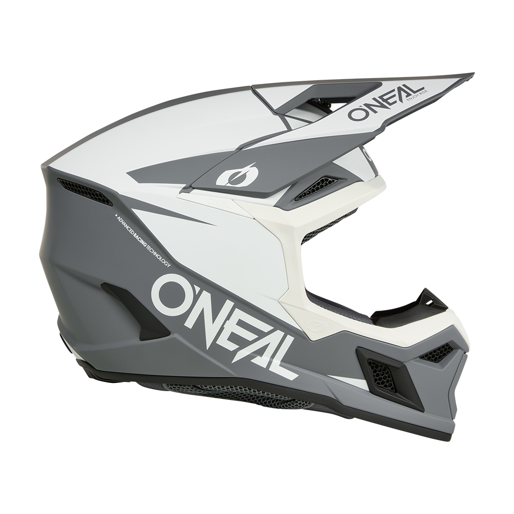 Мотокрос каска O'NEAL 3SERIES SOLID WHITE/BLACK V.26
