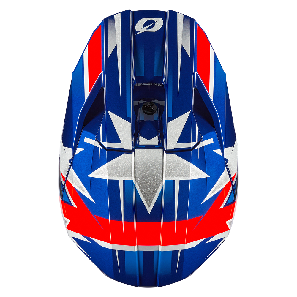 Мотокрос каска O'NEAL 3SERIES RIDE BLUE/WHITE/RED V.24