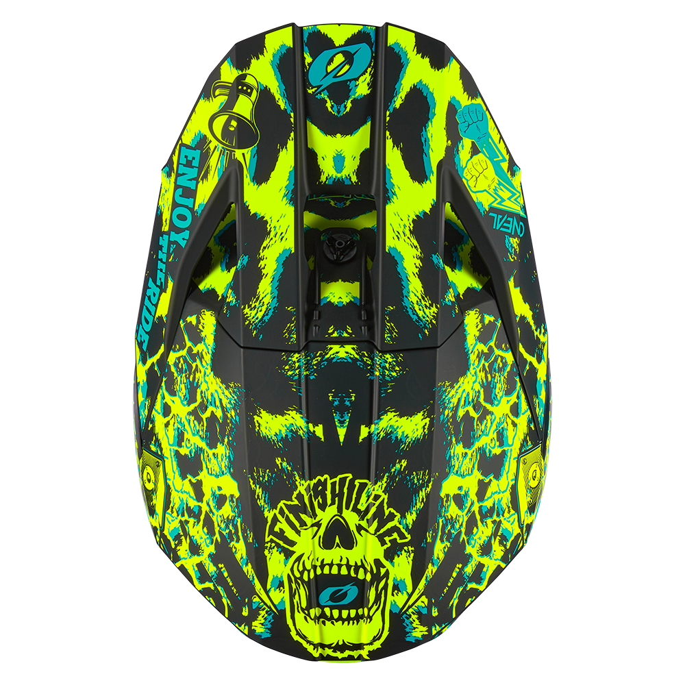 Мотокрос каска O'NEAL 3SERIES ASSAULT BLACK/NEON YELLOW V.24