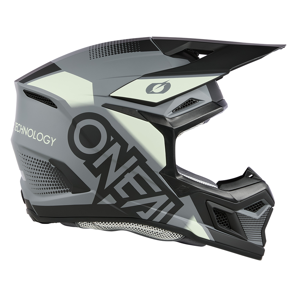 Мотокрос каска O'NEAL 3SERIES VISION BLACK/GRAY V.24