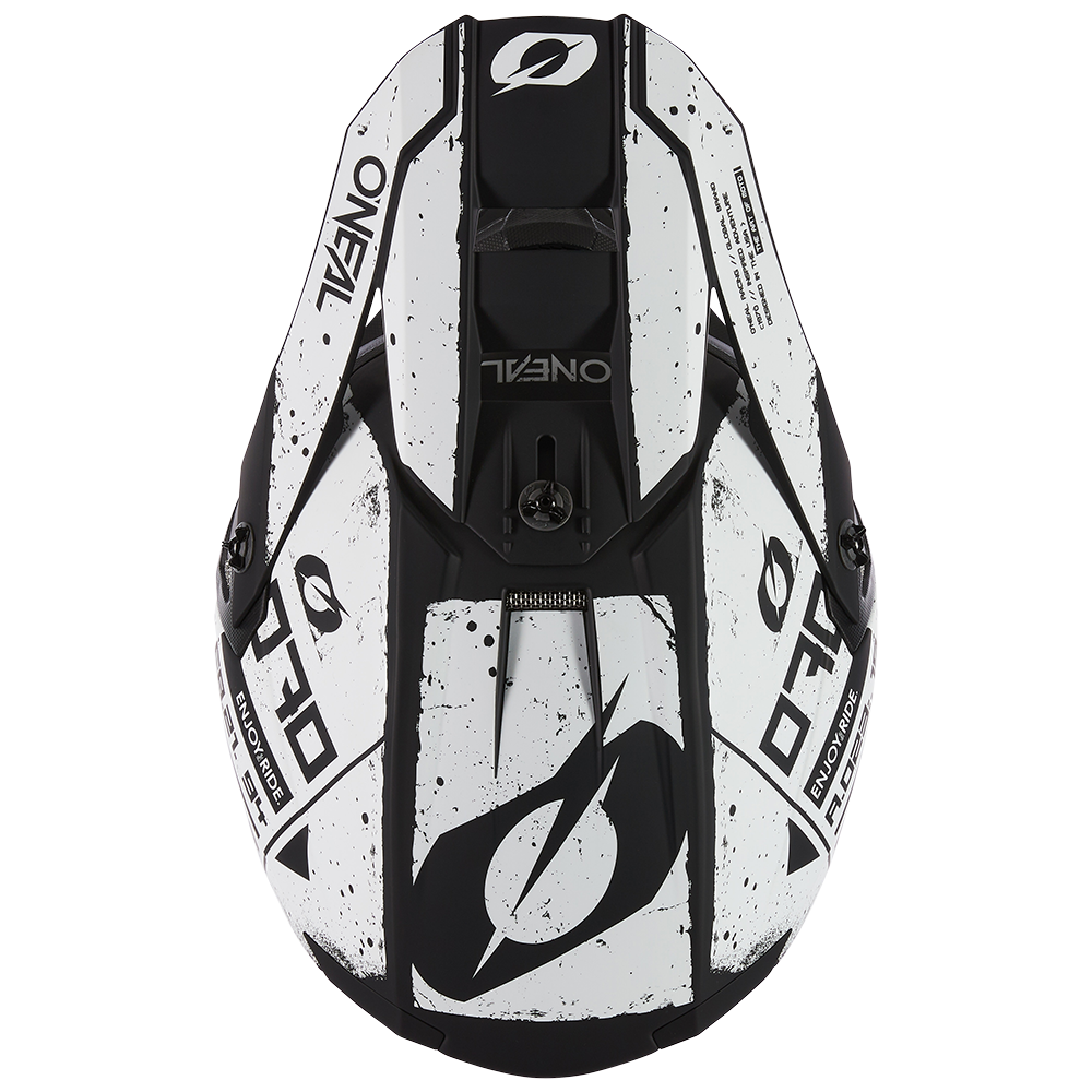 Мотокрос каска O'NEAL 5SERIES SCARZ BLACK/WHITE V.24
