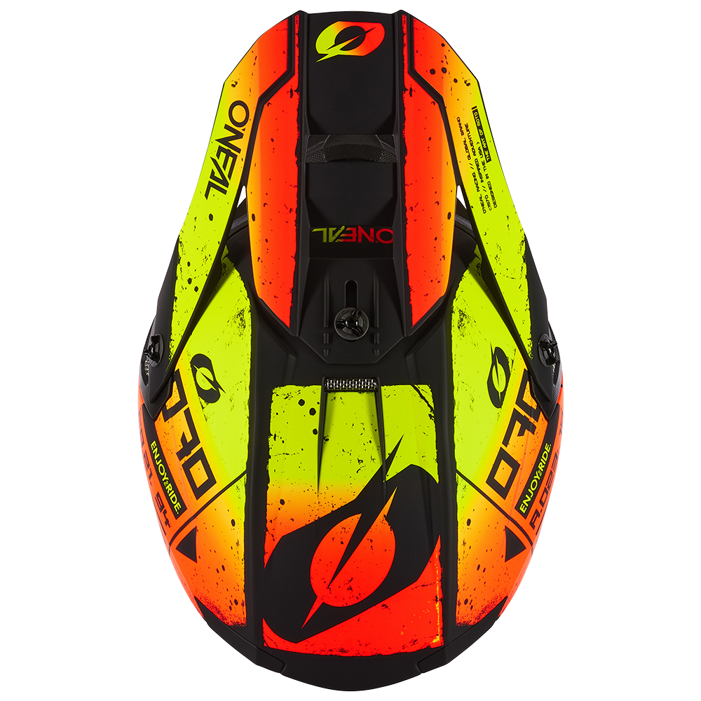 Мотокрос каска O'NEAL 5SERIES SCARZ BLACK/RED/YELLOW V.24