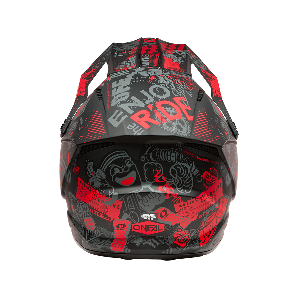 Каска O'NEAL 1SERIES VIBRANT BLACK/RED V.26