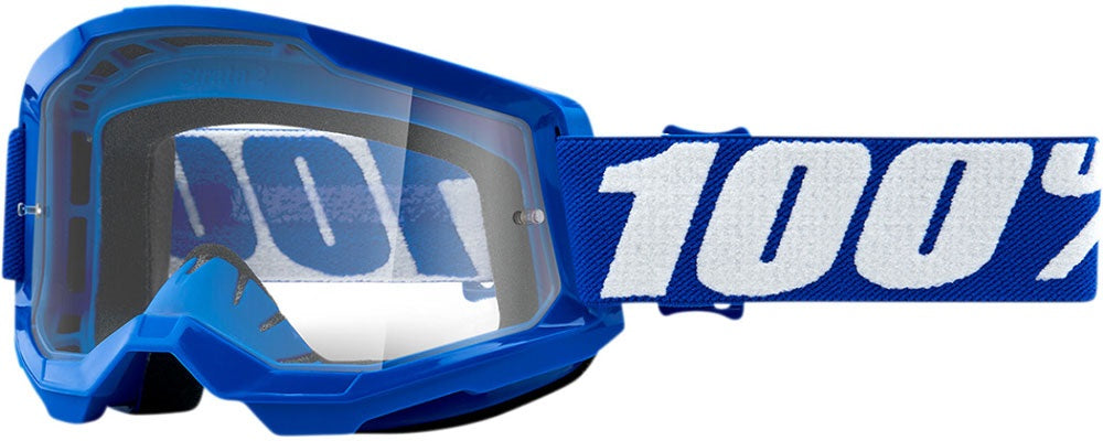 Мотокрос очила 100% STRATA2 BLUE- CLEAR