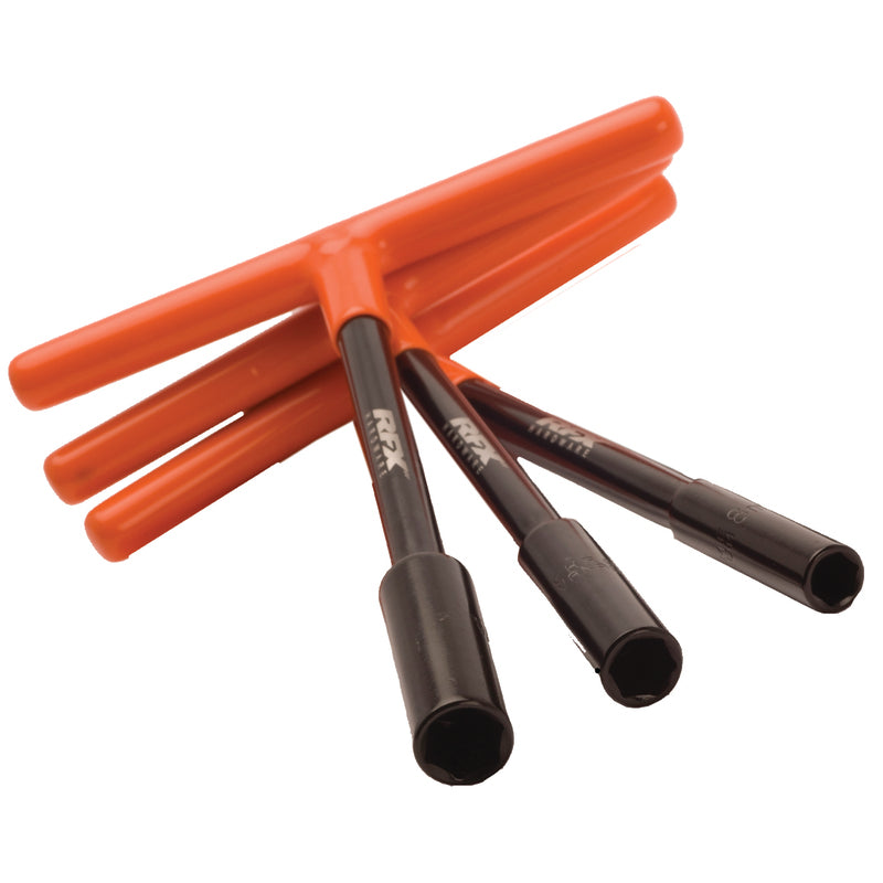 T-Bar Set RFX Pro (Black/Orange) - KTM & Husqvarna 8mm/10mm/13mm