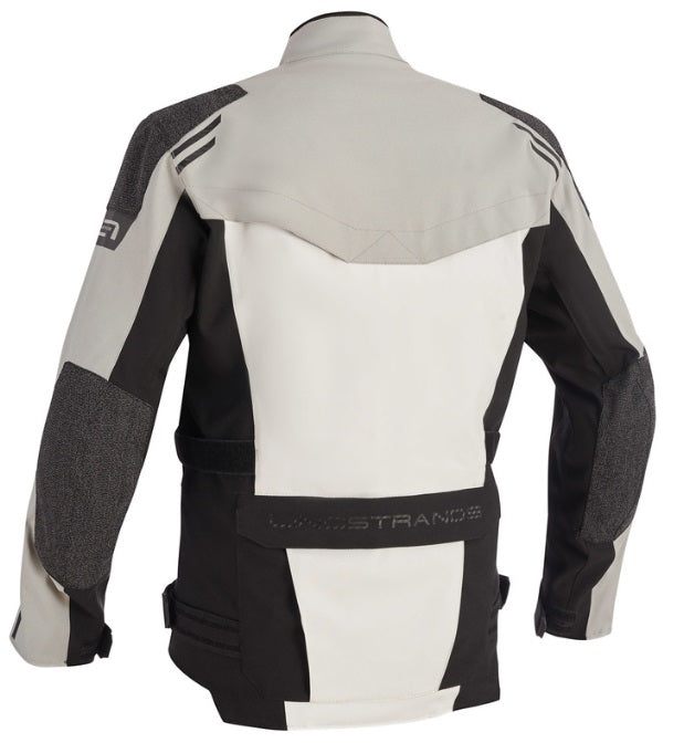 Текстилно мото яке Lindstrands Storbo Light Grey Black