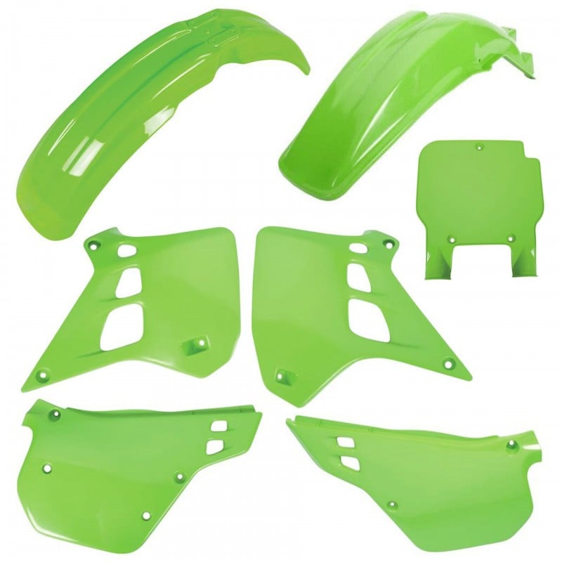 Комплект пластмаси POLISPORT Standard Plastic Kit Kawasaki 125 (1990-91) OEM