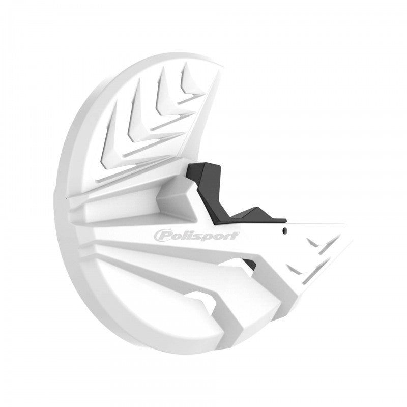 Предпазител за спирачен диск POLISPORT Disc & Bottom Fork Protector CRF R (15>) 450RX (17>) 250RX (19>) White