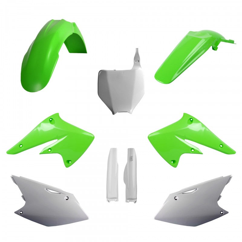 Комплект пластмаси POLISPORT Full Plastic Kit Kawasaki KX 250F (2004-05) ОЕМ