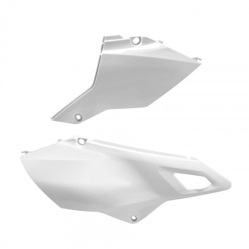 Странични рестайлинг панели POLISPORT Side Panels Restyling Suzuki DR-Z400 (2000-24) White