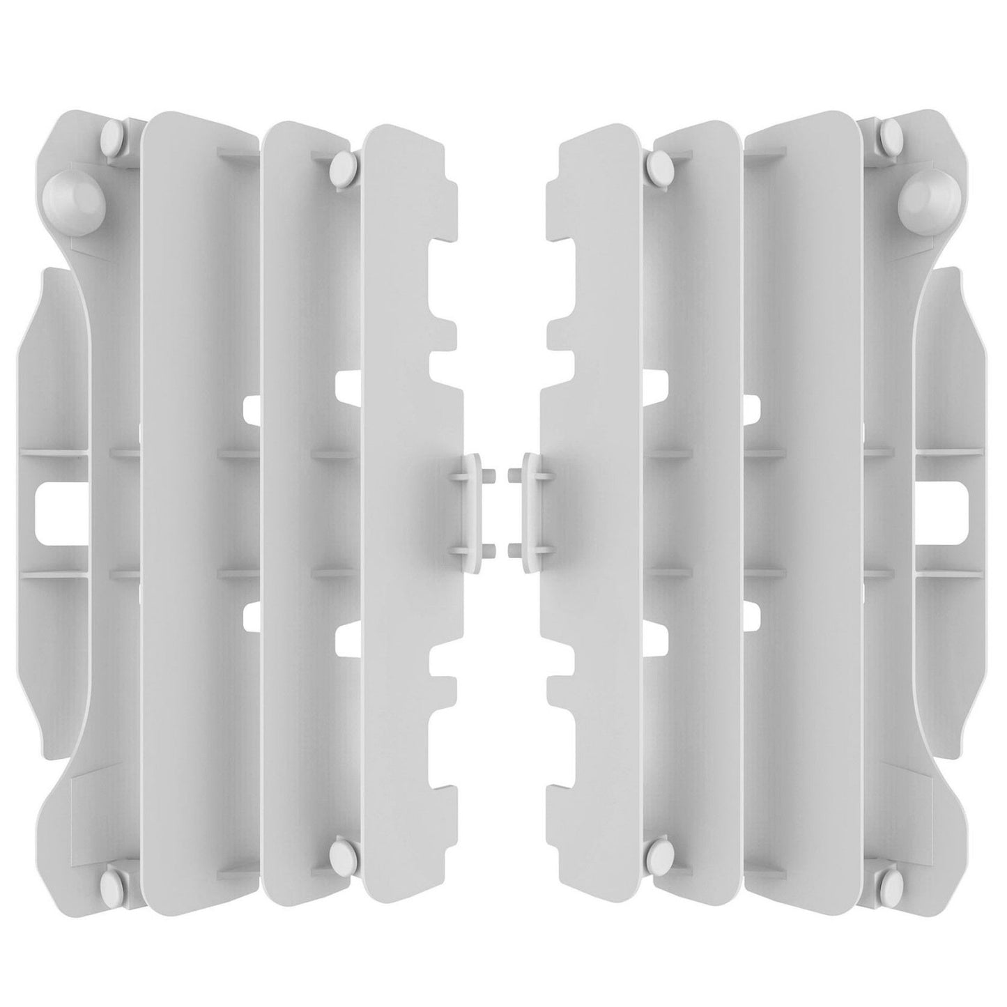 Преден предпазител за радиатор POLISPORT YAMAHA YZ250F,YZ450F (07-09) WHITE