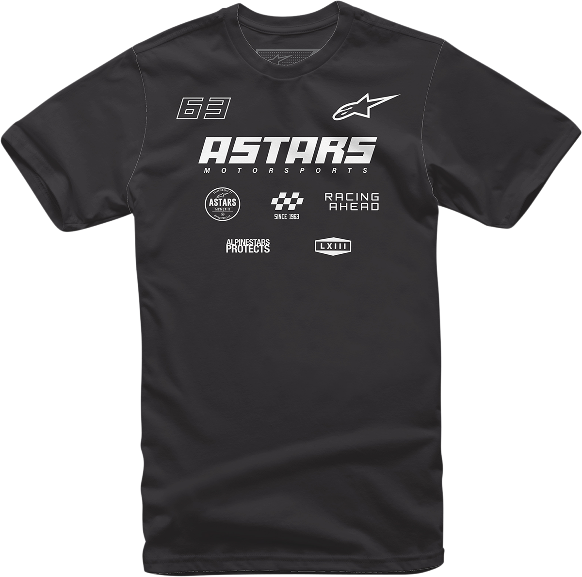 Мото тениска ALPINESTARS TEE MULTI RACE BLACK