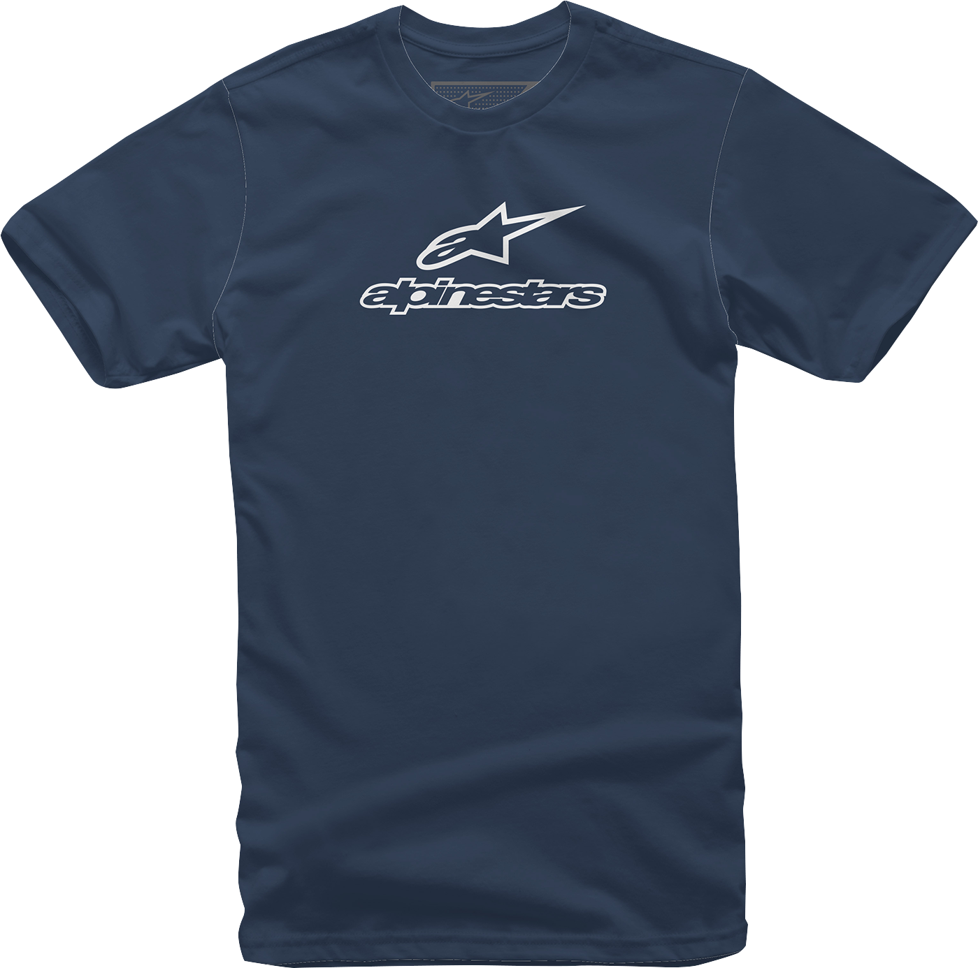Мото тениска ALPINESTARS TEE WORDMARK NAVY/WT