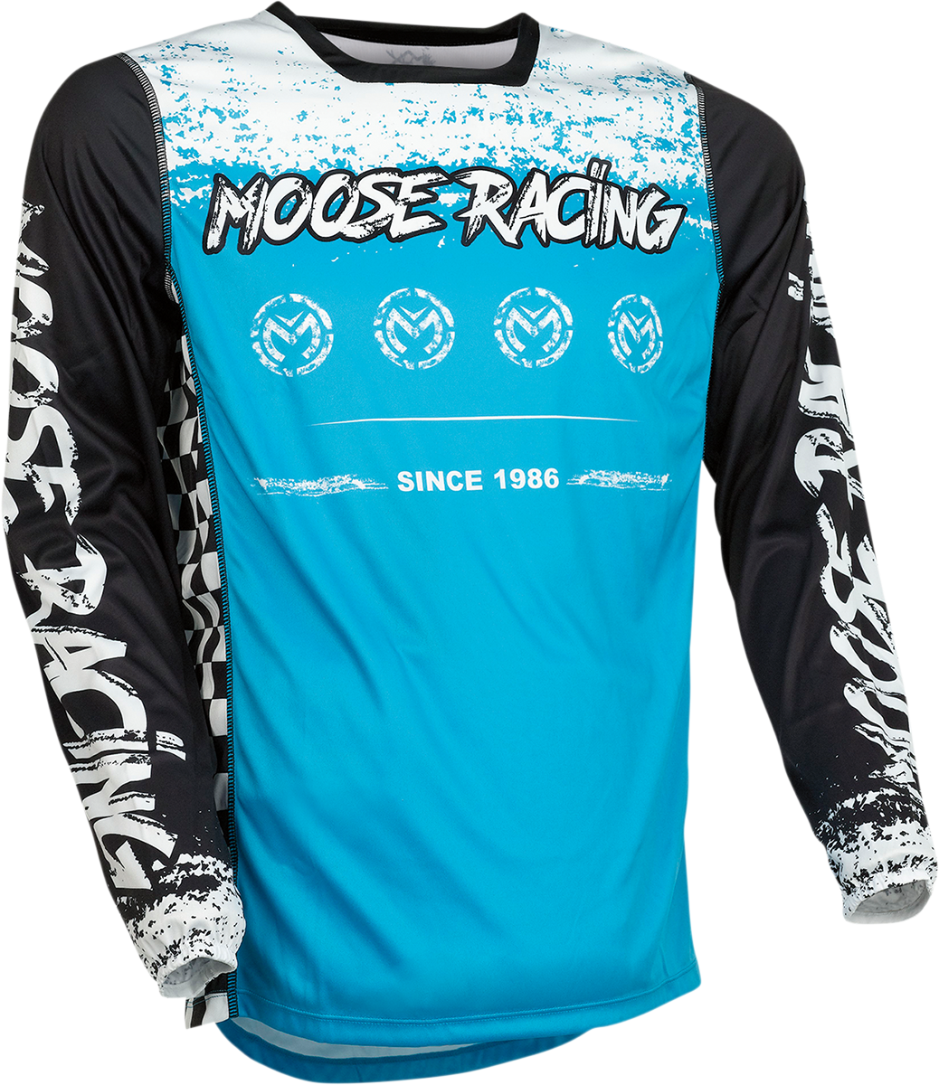 Мотокрос блуза MOOSE RACING M1 BLACK/BLUE