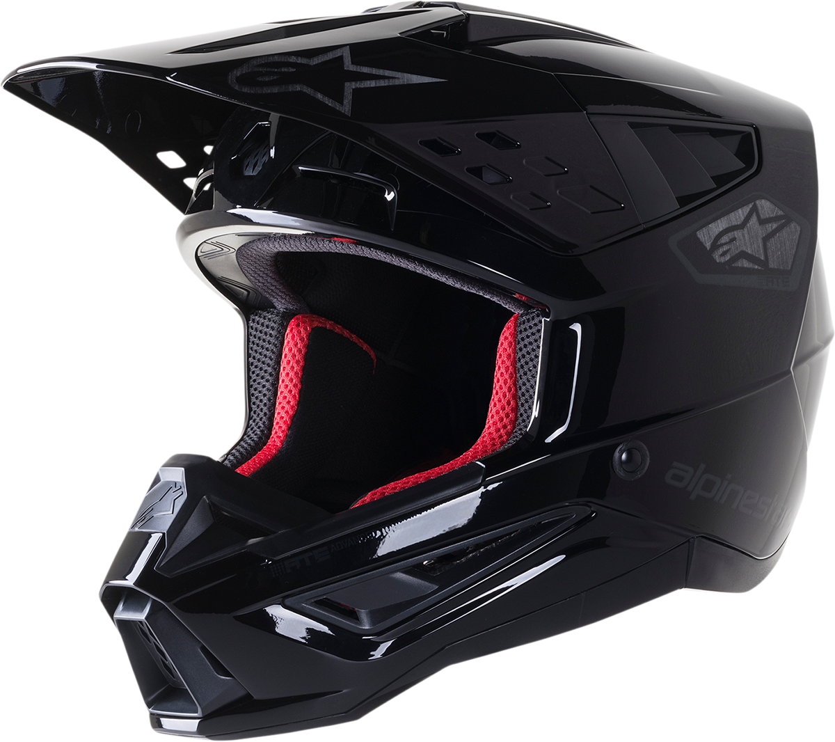 Мотокрос каска ALPINESTARS SM5 Scout BLACK/SILVER