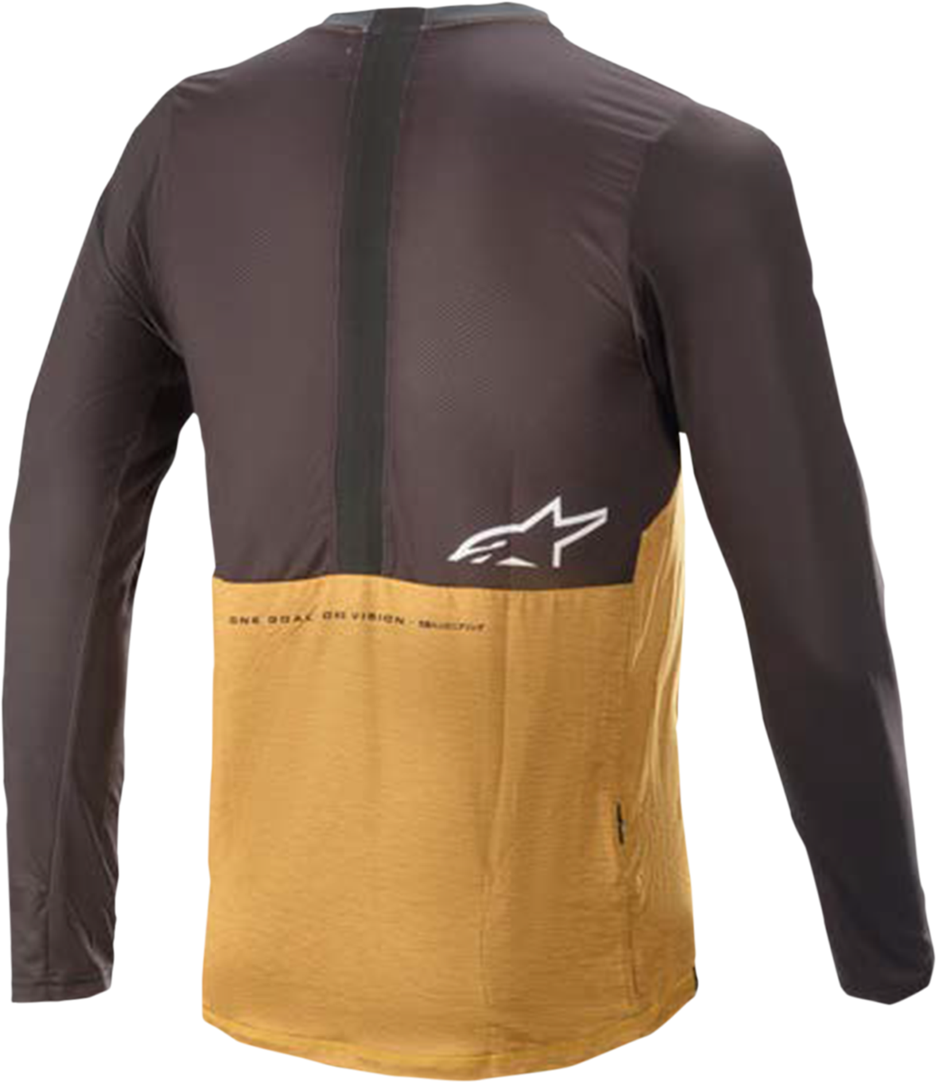 Вело джърси ALPINESTARS Drop 6 Long Sleeve BLACK/ORANGE