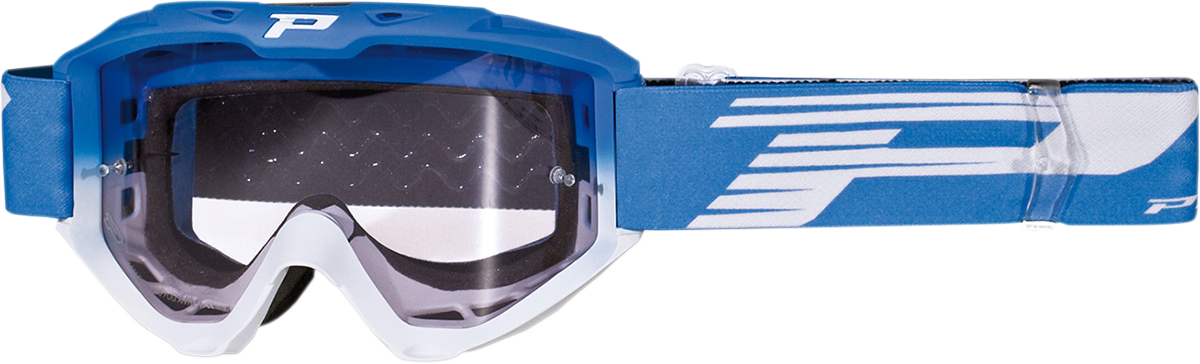 Мотокрос очила PROGRIP 3450LS Riot MX BLUE/WHITE