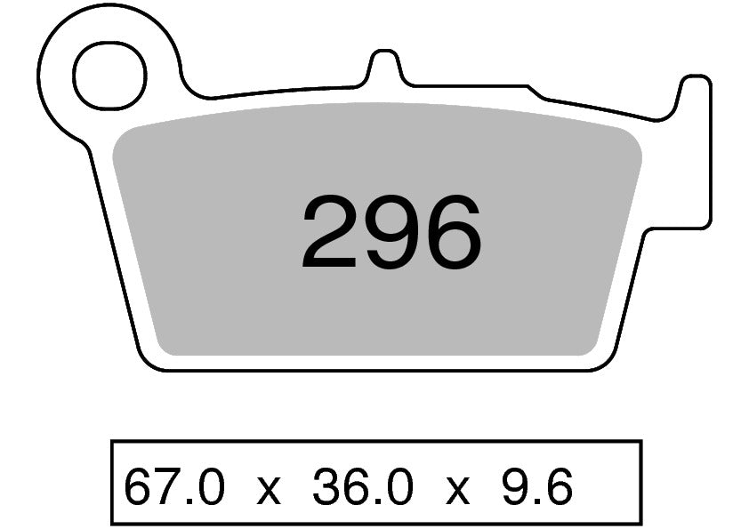 Мото накладки TROFEO 296 SINTER