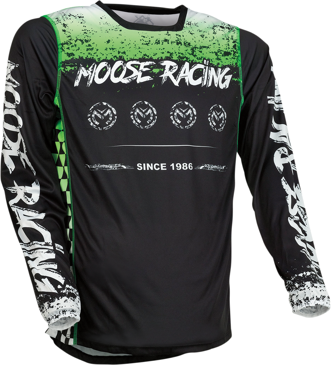 Мотокрос блуза MOOSE RACING M1 BLACK/GREEN