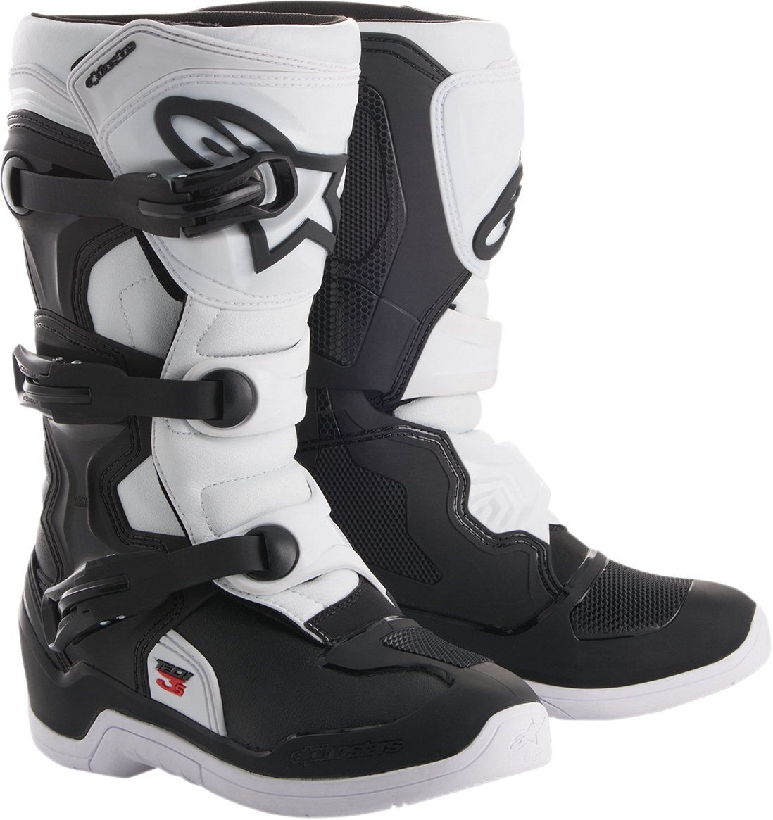 Детски мотокрос ботуши Alpinestars TECH Tech 3S BLACK/WHITE