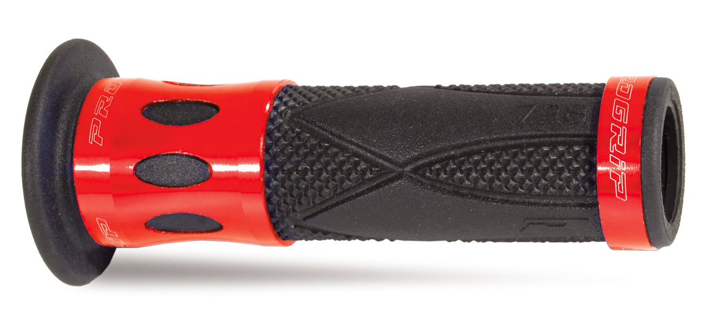Мото ръкохватки PROGRIP Double Density 728 BK/RD ALU OPEN