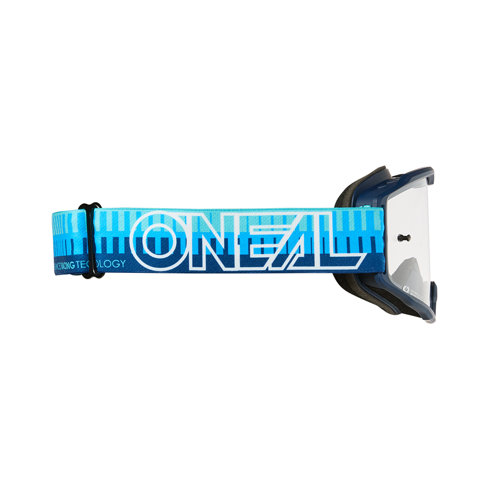 Мотокрос очила O'NEAL B-10 STRIPED BLUE/BLUE - CLEAR V.26
