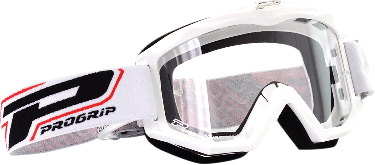 Мотокрос очила PROGRIP 3201 ATZAKI WHITE