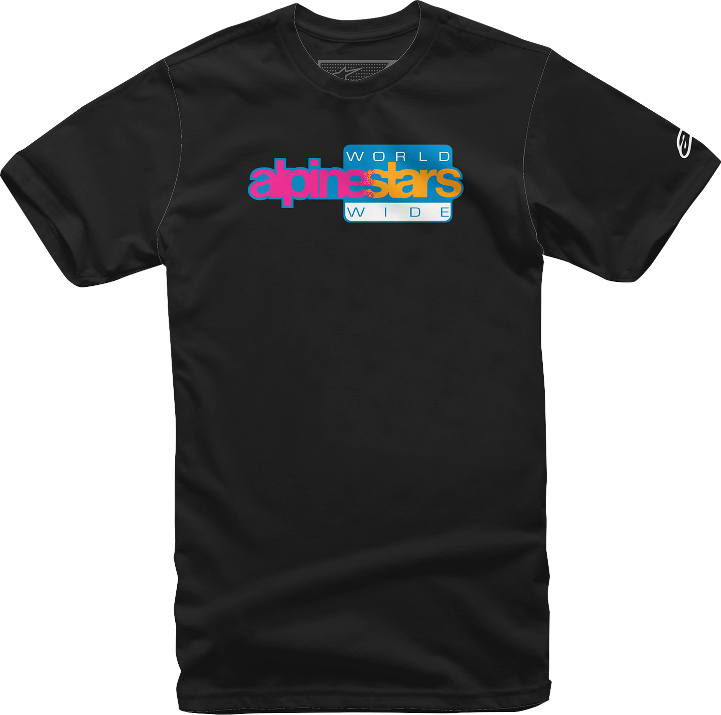 Мото тениска ALPINESTARS TEE WORLD WIDE BLACK