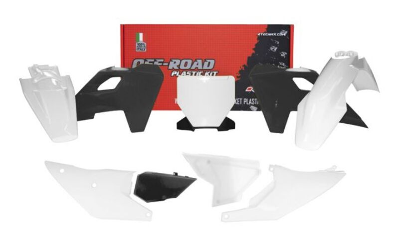 Комплект пластмаси RACETECH HUSQVARNA FS 450 White/Black