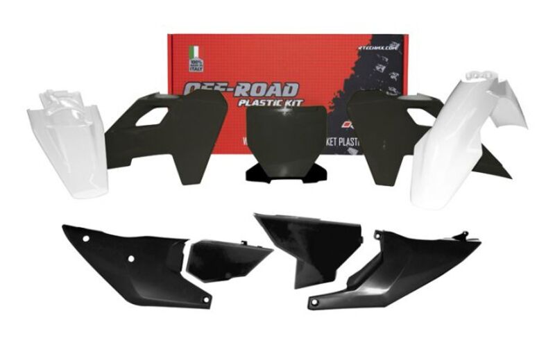 Комплект пластмаси RACETECH HUSQVARNA FS 450 Black/White
