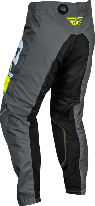 Мотокрос брич FLY RACING Kinetic Prix-Ice Grey/Charcoal/Hi-Vis
