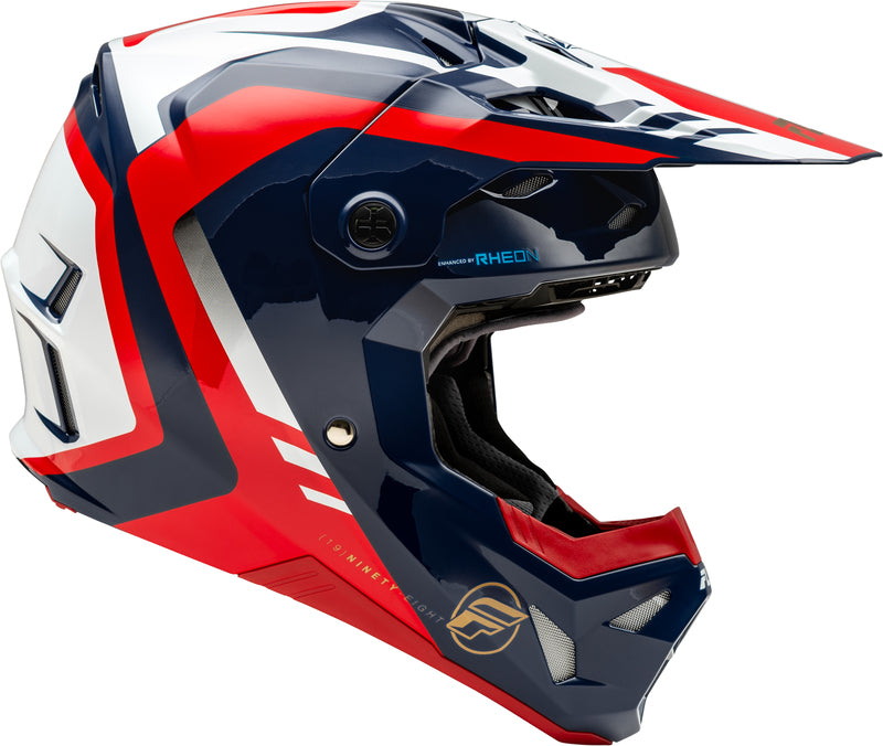 Мотокрос каска FLY RACING Formula CP Krypton - Red/White/Navy