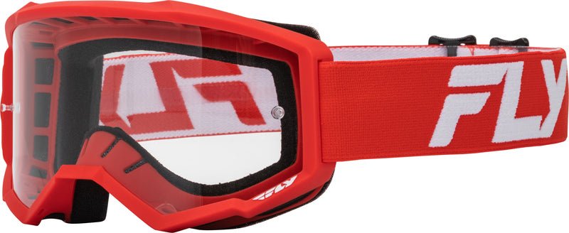 Мотокрос очила FLY RACING Focus 24 Red/White - Clear Lens