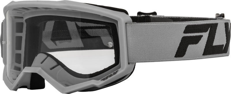Детски мотокрос очила FLY RACING Focus Silver/Charcoal - Clear