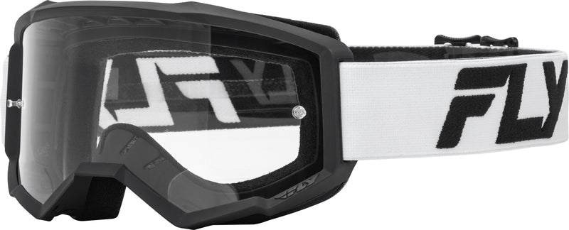 Мотокрос очила FLY RACING Focus Goggle White - Clear Lens