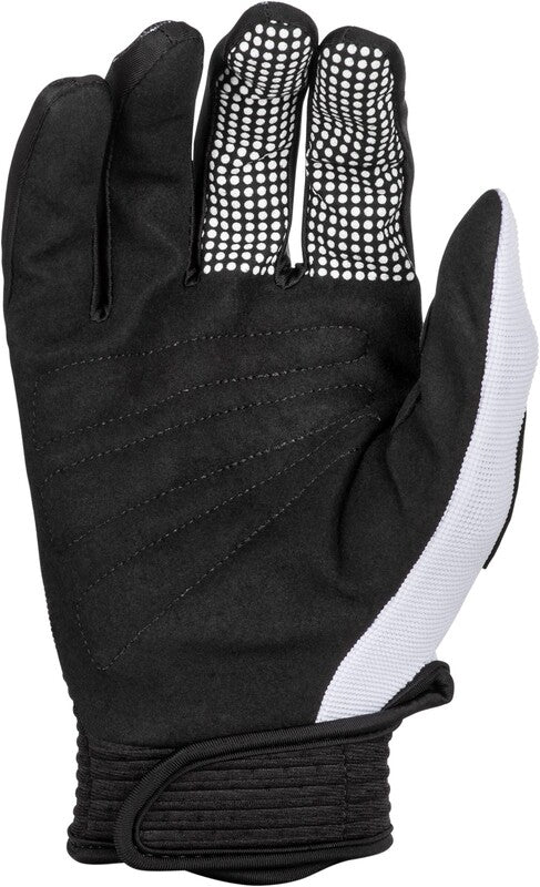 Детски мотокрос ръкавици FLY RACING F-16- Black/White 2025