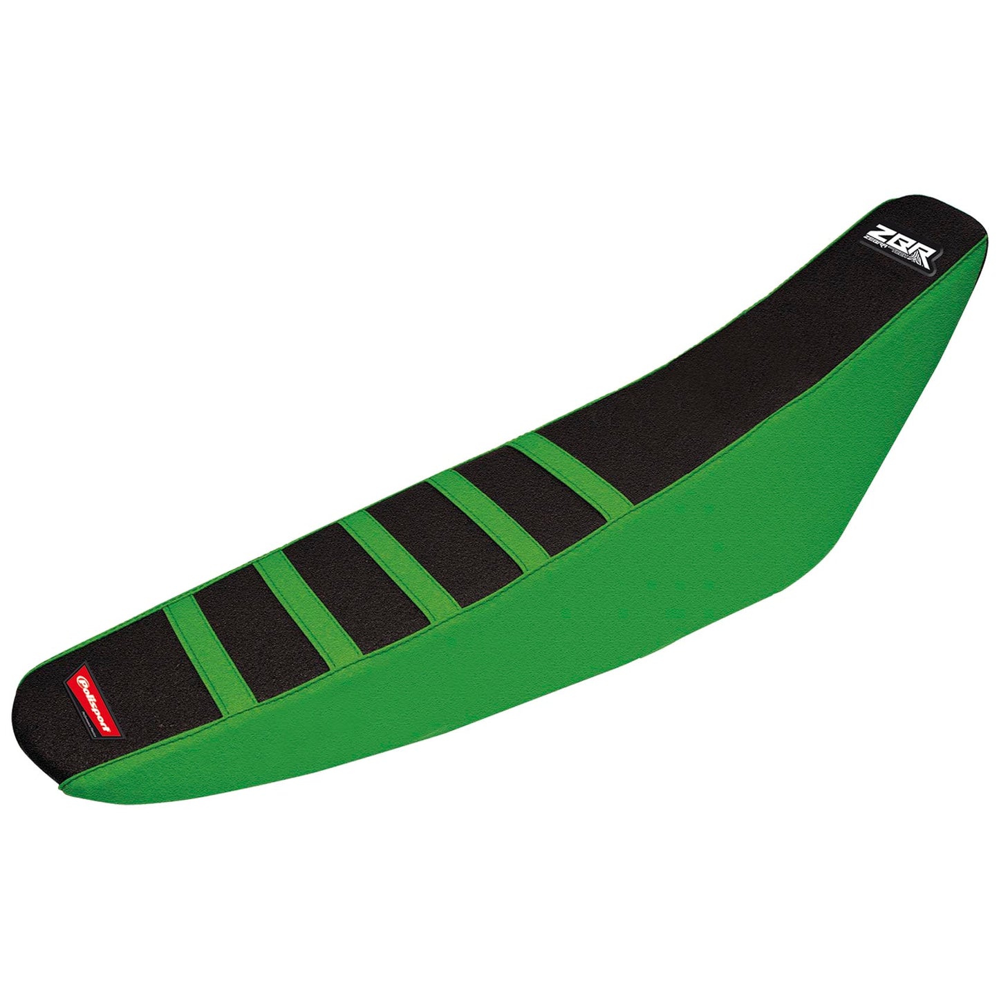 Калъф за седалка тип зебра Polisport Kawasaki KXF250 - 2013-16 / KXF450 - 2012-15 Green/Black