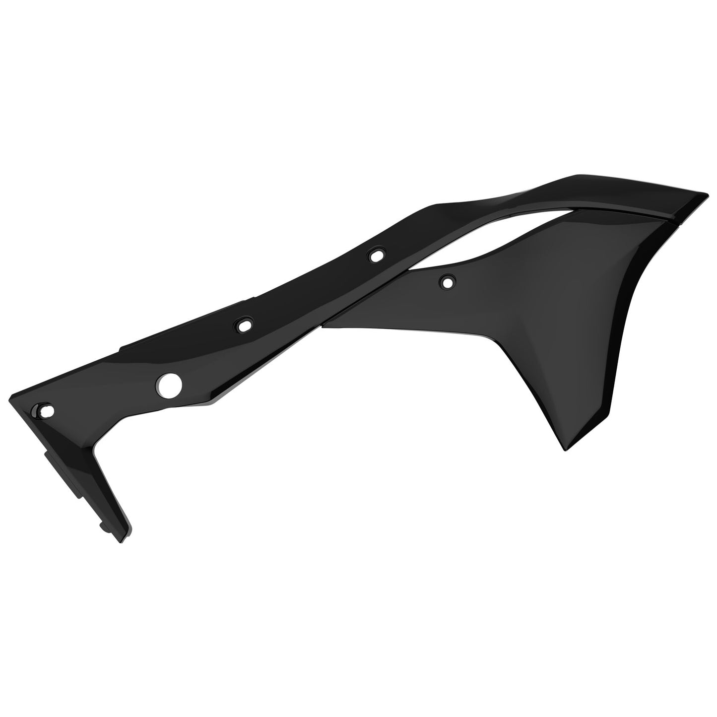 Пластмасови капаци за радиатор Polisport Kawasaki KX250F - 2017-21 Black
