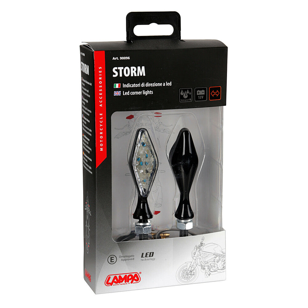 LED мигачи STORM BLACK- 90096