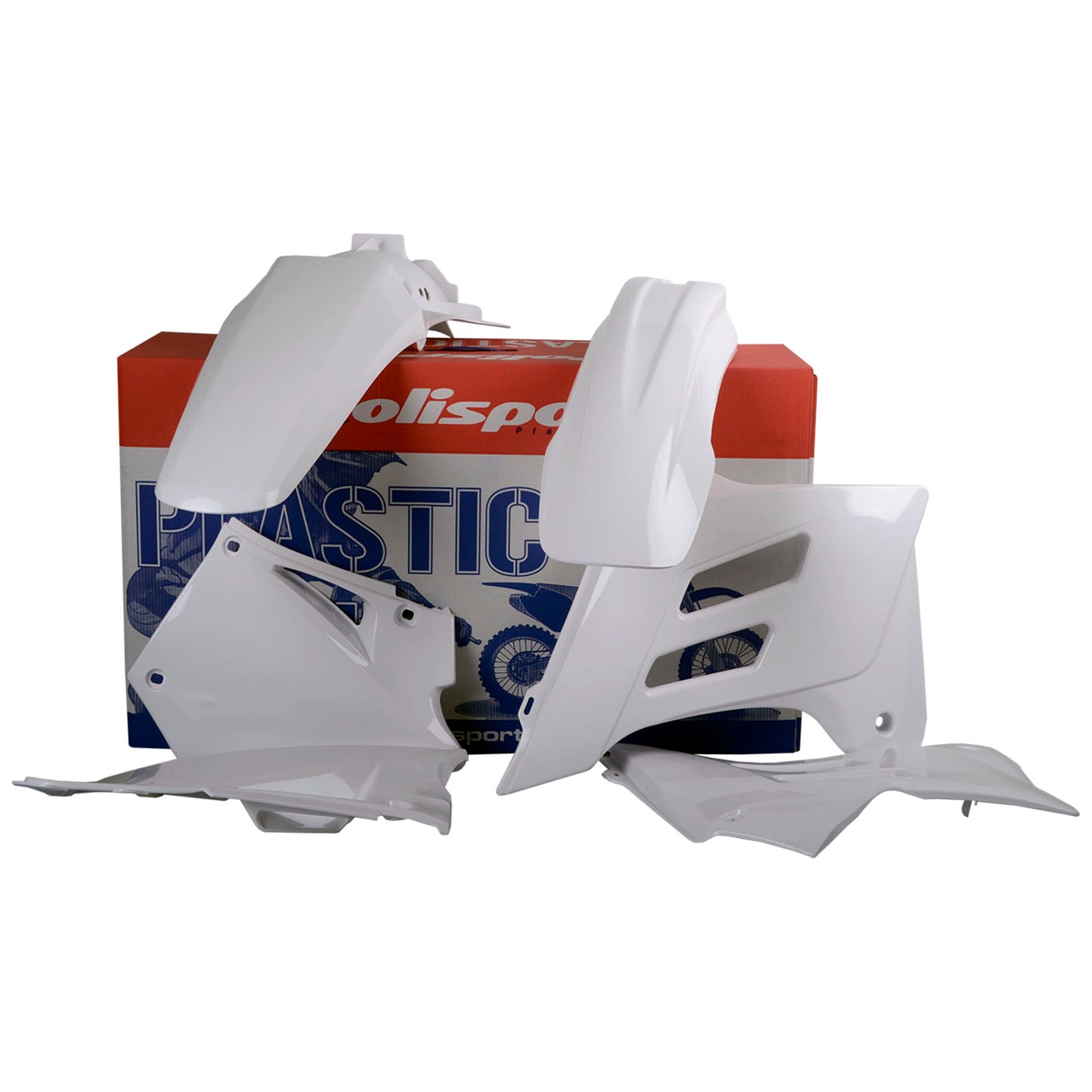Пластмасов MX /Enduro кит Polisport за Gas Gas 2005-06 White