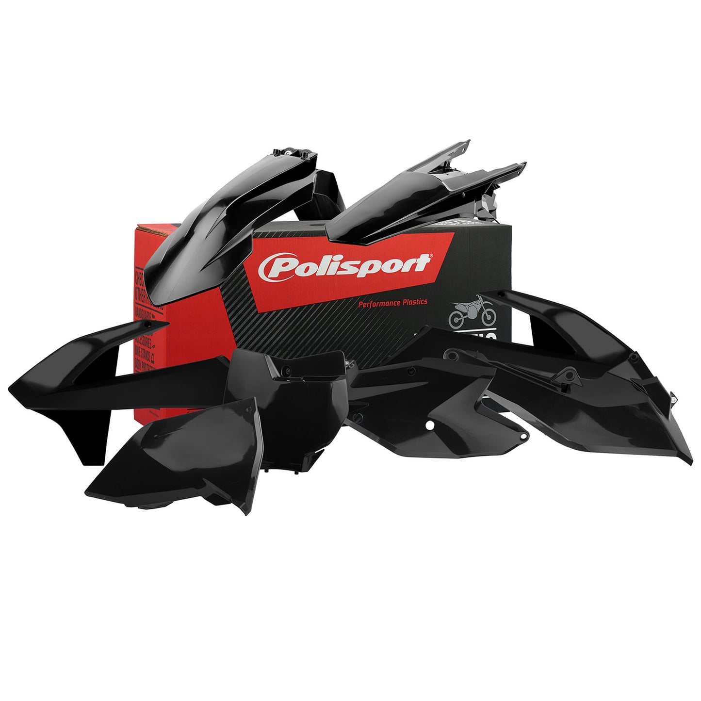 Пластмасов Enduro Standard кит Polisport за KTM EXC/ EXC-F/XC-W/ XCF-W-2004 BLACK