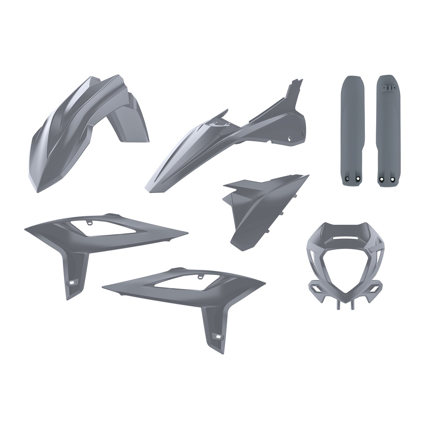 Пластмасов Full Enduro кит Polisport за BETA RR 250/300 2ST 350/400/450 4ST - 2020-21 Nardo Grey