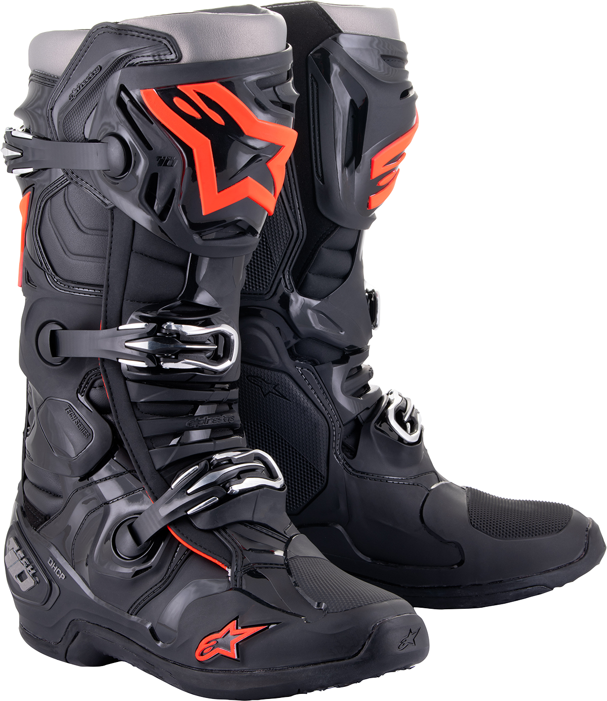 Мотокрос ботуши ALPINESTARS TECH 10 BK/RD/FLUO