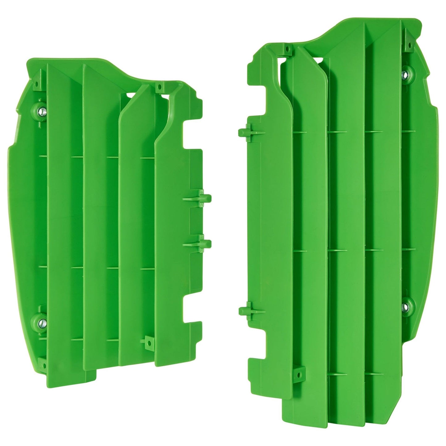 Преден предпазител за радиатор POLISPORT KAWASAKI KX450F(12-15) GREEN
