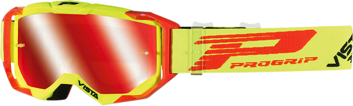 Мотокрос очила PROGRIP 3303 Vista YELLOW/RED