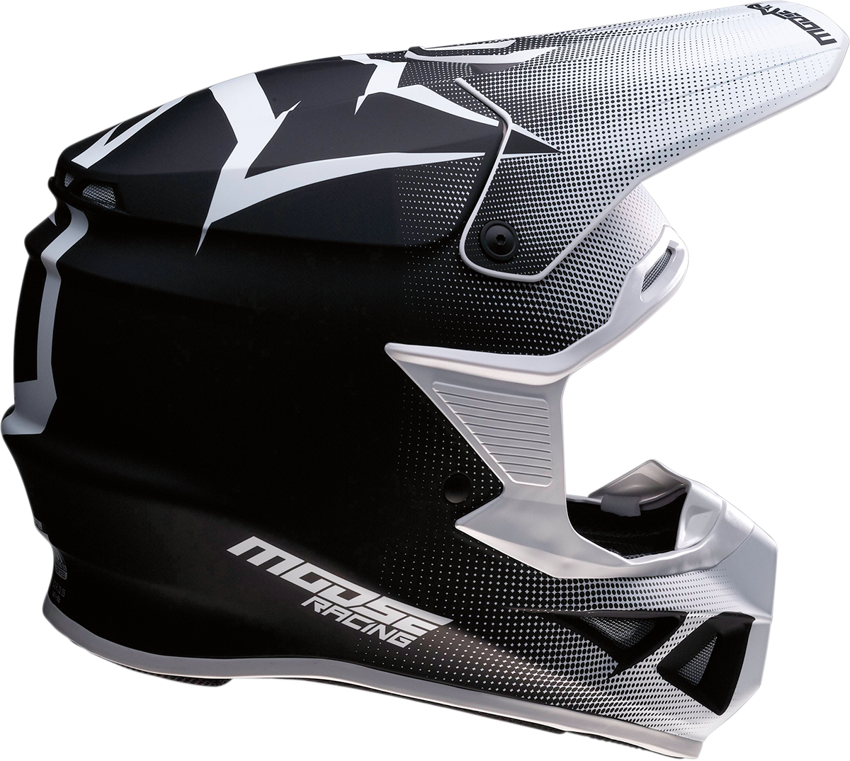 Мотокрос каска MOOSE RACING FI AGROID WHITE
