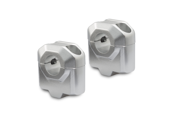 Повдигачи за кормило SW-MOTECH 22mm Bar Riser SILVER BMW/HONDA/KAWASAKI/SUZUKI/YAMAHA