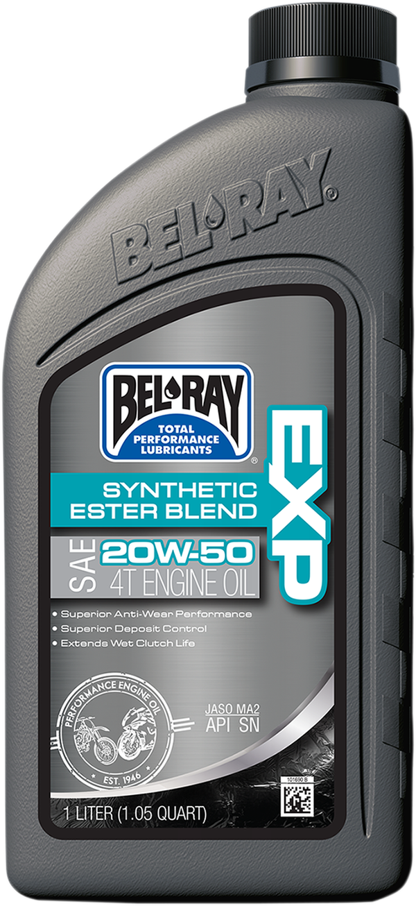 Масло BEL-RAY EXP Synthetic Ester Blend 4T 20W-50 1L